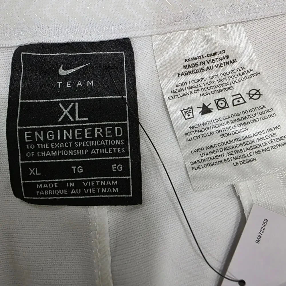 NWT Nike Vapor Select Piped Baseball Pants Mens XL White Green BQ9021-111